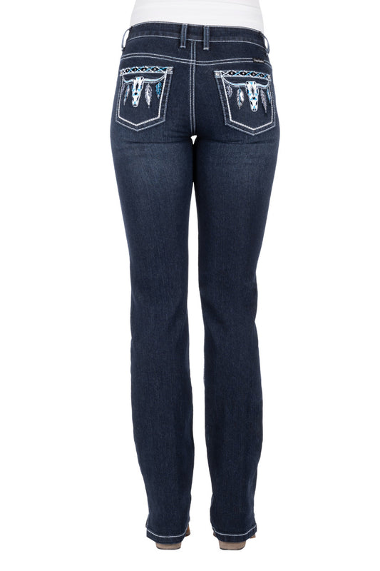 Pure Western 34" Leg - Women's Raina Straight Leg Jean