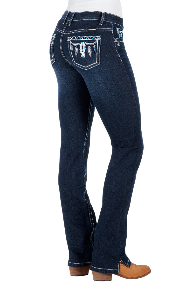 Pure Western 34" Leg - Women's Raina Straight Leg Jean