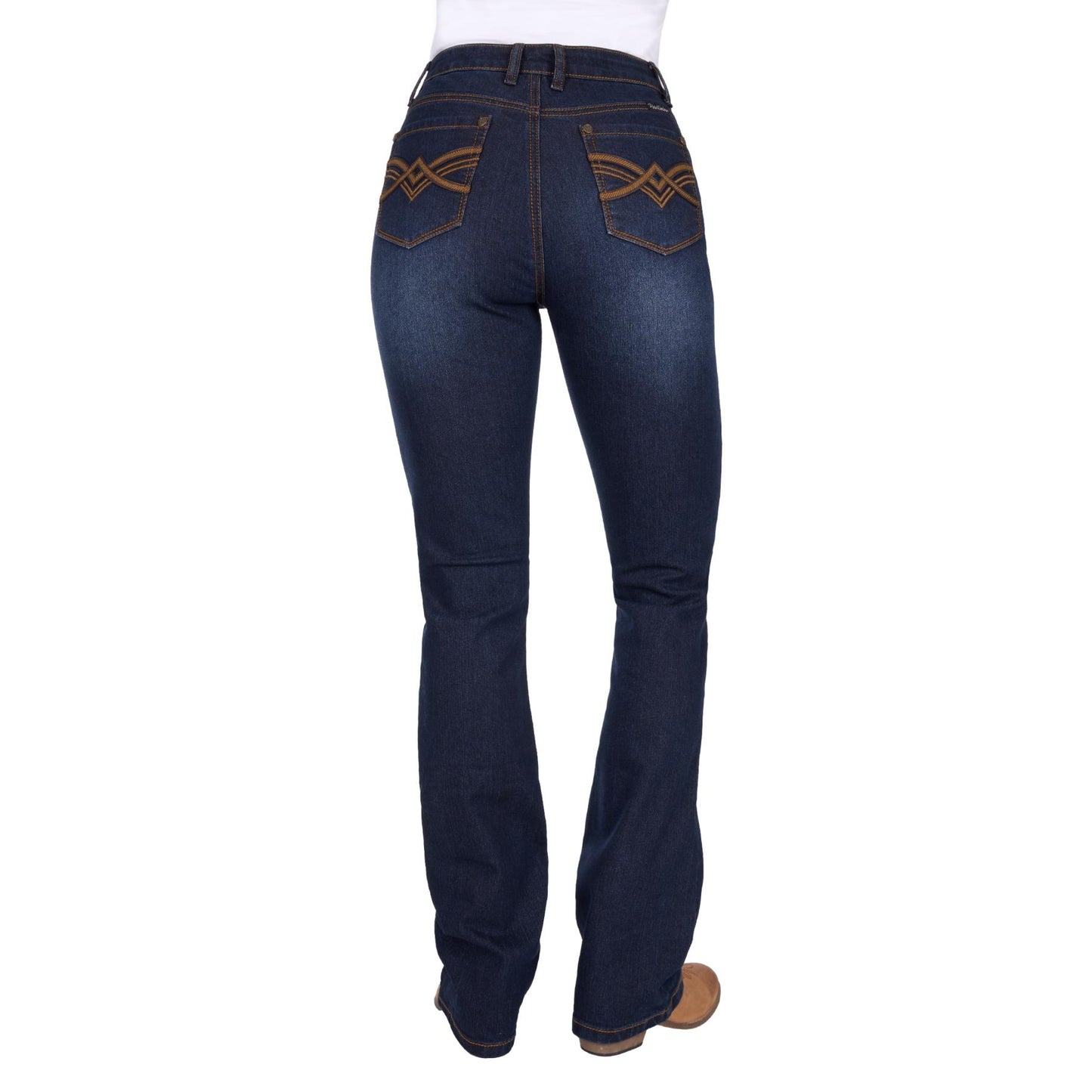 Pure Western Women’s Nova High Rise Boot Cut Jean – 34” Leg