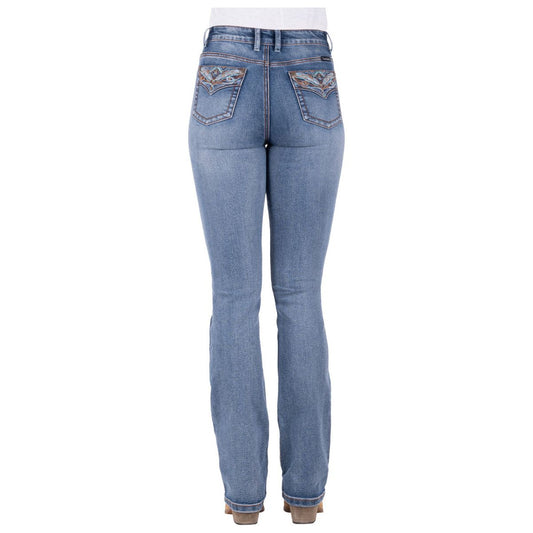 Pure Western - Nina Hi Rise Boot Cut Jeans - 34" Leg