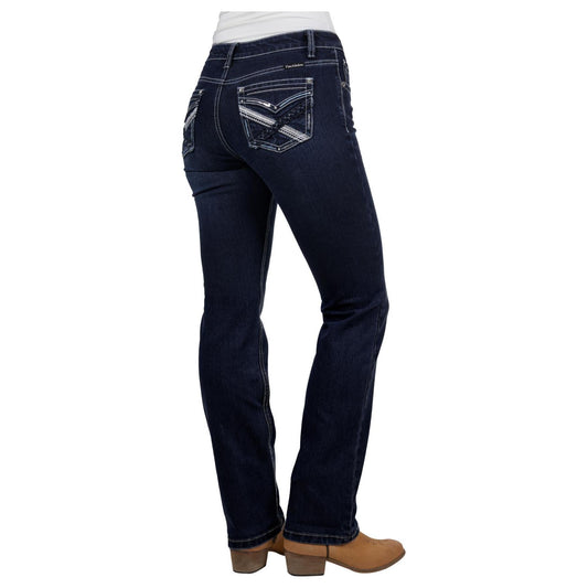 Pure Western - Women's Kim High Rise Boot Cut - 34 leg