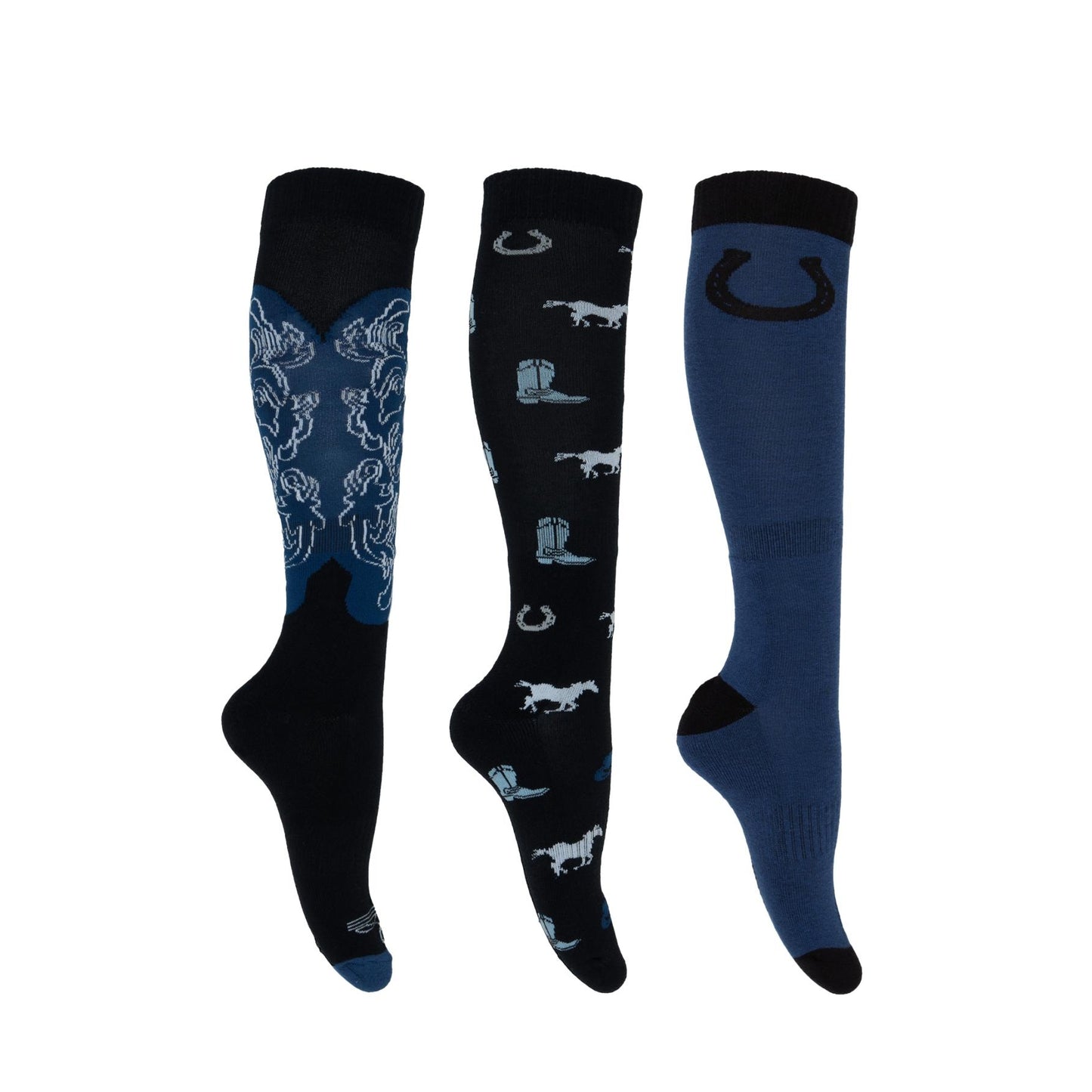 Pure Western Riding Socks – 3 Pack