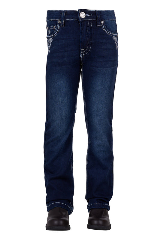 Pure Western – Girl’s Rosie Boot Cut Jean