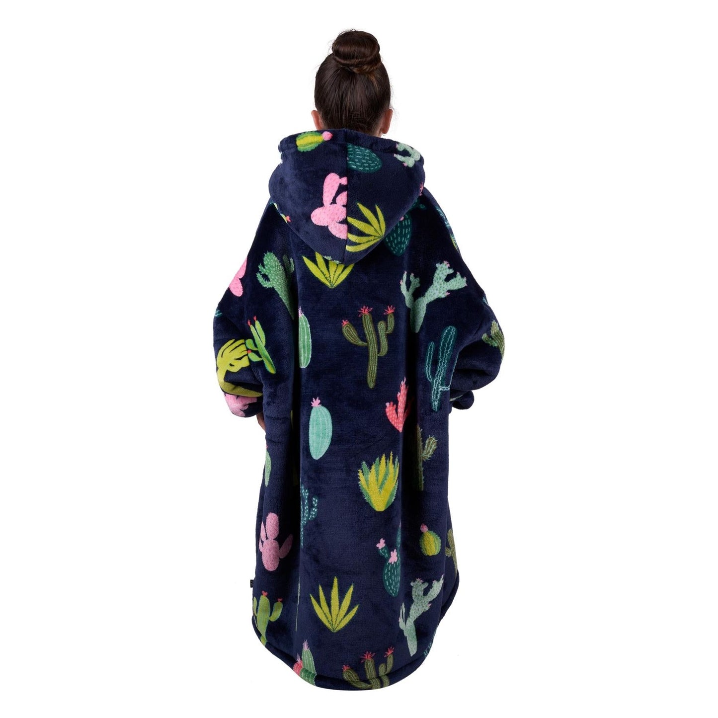 Pure Western - Kid’s Cactus Print Snuggle Hoodie