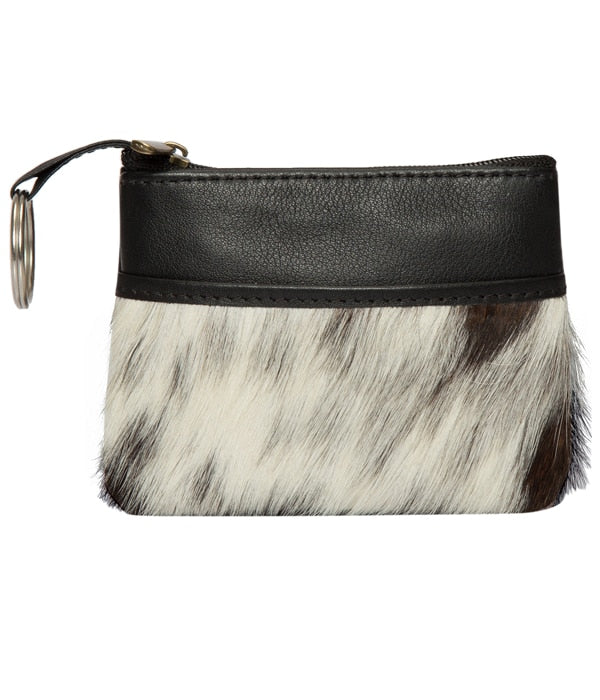 Peru Card & Change Cowhide Purse