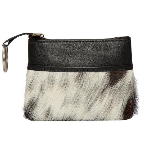 Peru Card & Change Cowhide Purse
