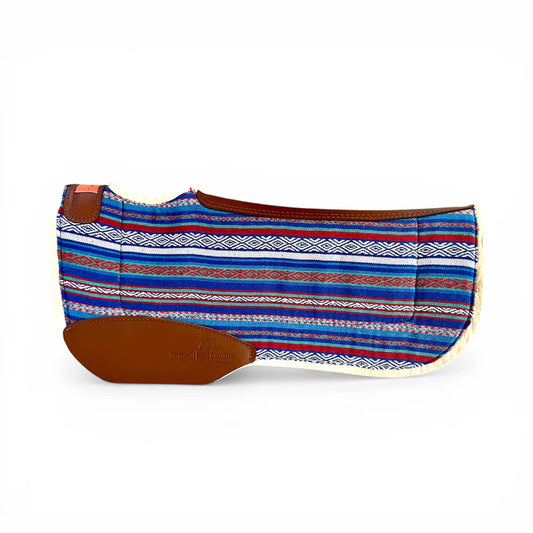 Toprail Equine “HAPPY PAD” Kid’s Saddle Pad – Blue