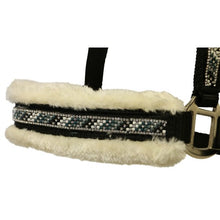 Load image into Gallery viewer, Rancher Fleece Lined Halter w/Bling - PONY ONLY
