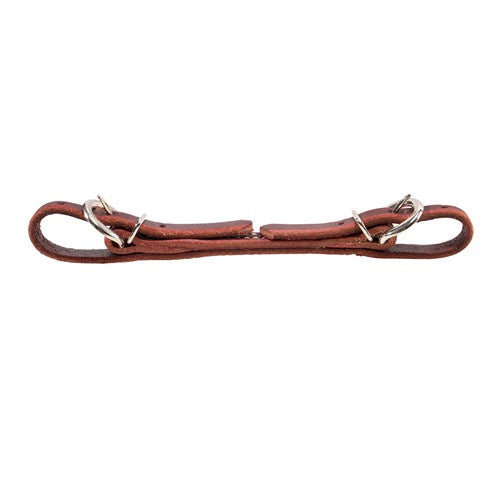 Professional’s Choice Latigo Double Buckle Curb Strap – Burgundy