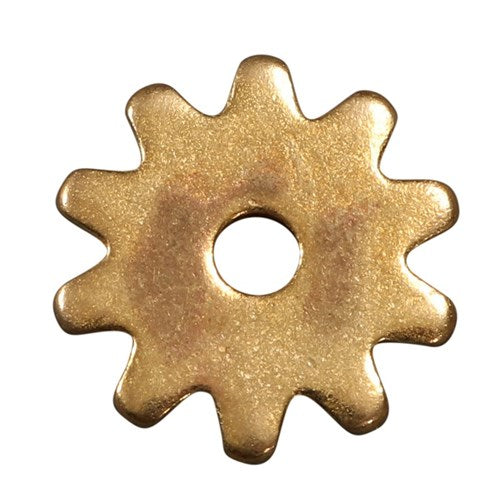 Brass Spur Rowels - 10 Point Rounded 7/8