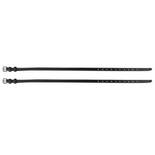 Load image into Gallery viewer, Landsborough English Spur Straps - Plain 3/8&quot; - Black
