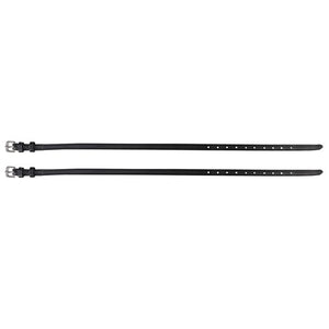 Landsborough English Spur Straps - Plain 3/8" - Black