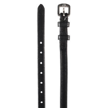 Load image into Gallery viewer, Landsborough English Spur Straps - Plain 3/8&quot; - Black
