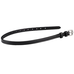 Landsborough English Spur Straps - Plain 3/8" - Black