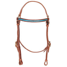 Load image into Gallery viewer, Fort Worth Barcoo Bridle w/Turquoise 3/4&quot; - Cob Size
