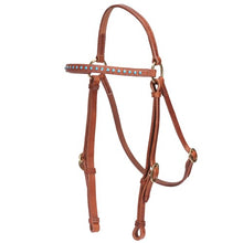 Load image into Gallery viewer, Fort Worth Barcoo Bridle w/Turquoise Stone
