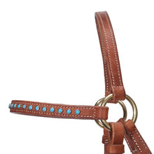 Load image into Gallery viewer, Fort Worth Barcoo Bridle w/Turquoise Stone
