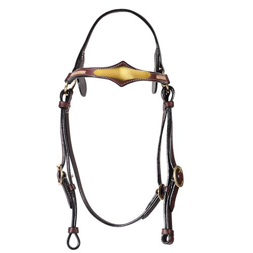 Fort Worth Shaped Barcoo Brass Bridle