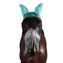 Load image into Gallery viewer, Horsemaster Fly Mask with Ears &amp; Nose Fringe
