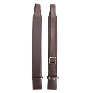Horse Sense Wide Synthetic Stirrup Straps - Brown