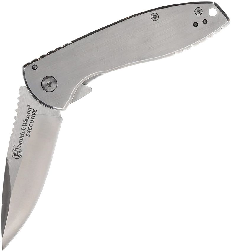 Smith & Wesson Executive Linerlock + Flask Gift Set