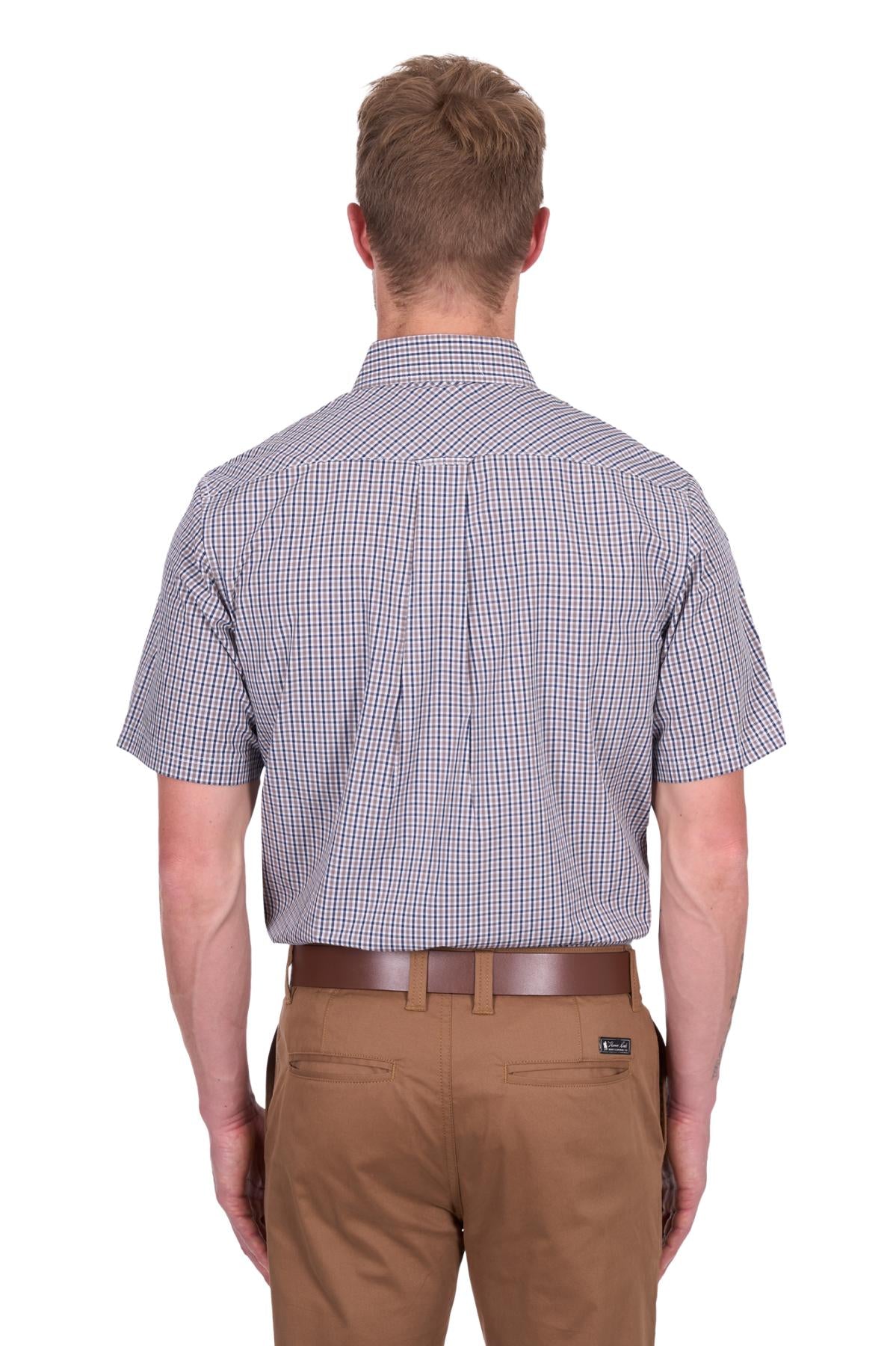 Thomas Cook Men’s Will Check 2-Pocket Short Sleeve Shirt