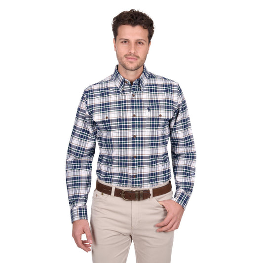 Thomas Cook Men’s Justin Check 2-Pocket Long Sleeve Shirt