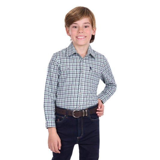 Thomas Cook Boy’s Edward Check 2-Pocket Long Sleeve Shirt