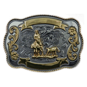 Cutting Horse Belt Buckle