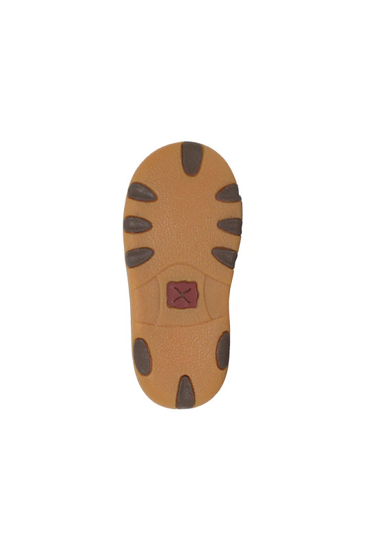 Twisted X® Infants Weave Casual Mocs – Brown/Black