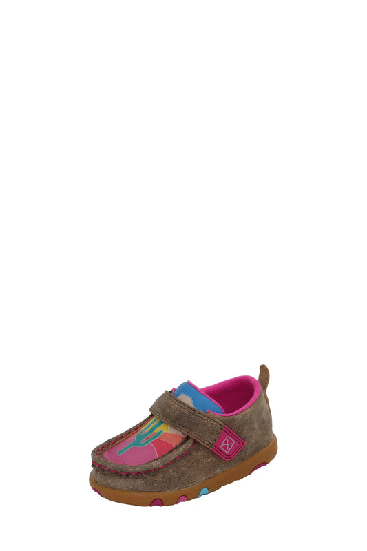 Twisted X® Infants Cactus Sky Casual Mocs – Bomber/Multi