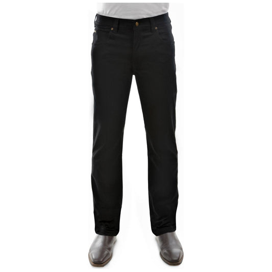 Thomas Cook - 34" leg - Black - Stretch Moleskin Pants