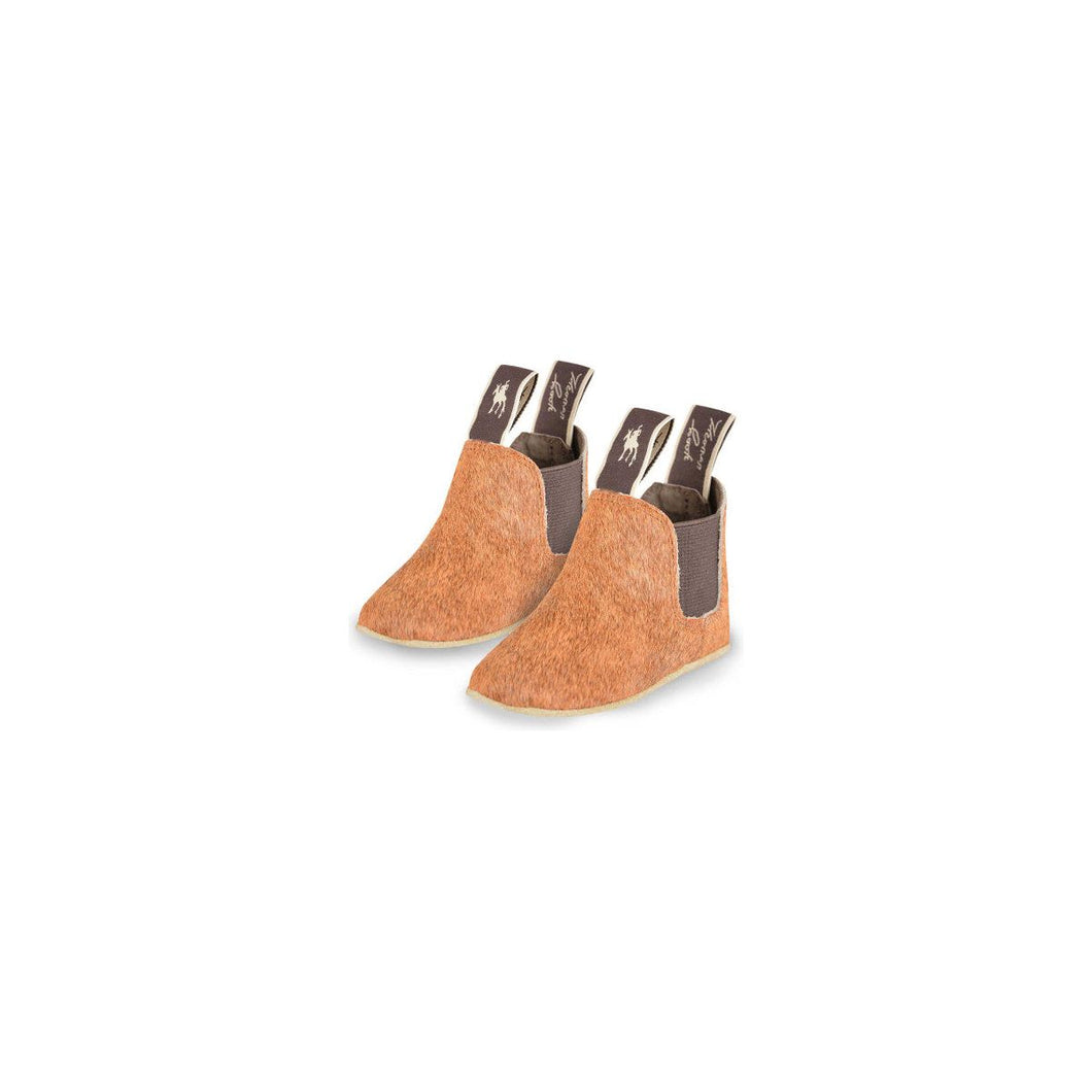 Thomas Cook - Baby Booties - Light Brown Hide