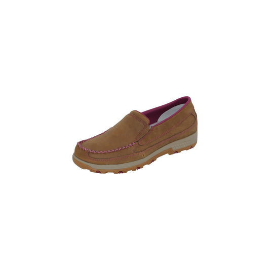 Twisted X - Women's Moc's Cellstretch Slip-on - Raspberry