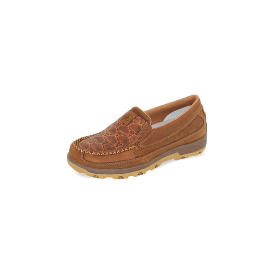 Twisted X - Women's Stag Cellstretch Slip On - Brown