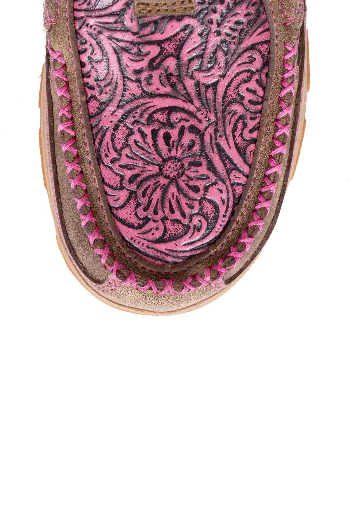 Women’s Pink Tooled CellStretch® Slip-On