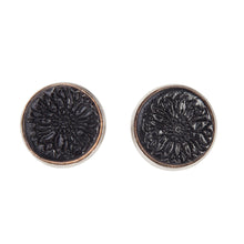 Load image into Gallery viewer, Tooled Stud Earrings – Leather Jewellery Stainless Steel
