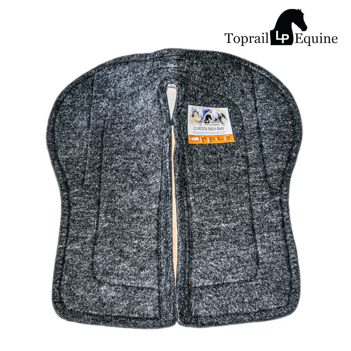 TOPRAIL Contoured Saddle Pad – Navy