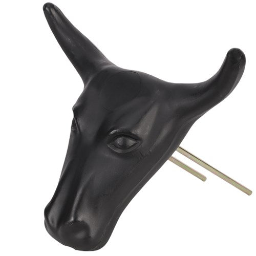 Small Plastic Steer Head with Prongs