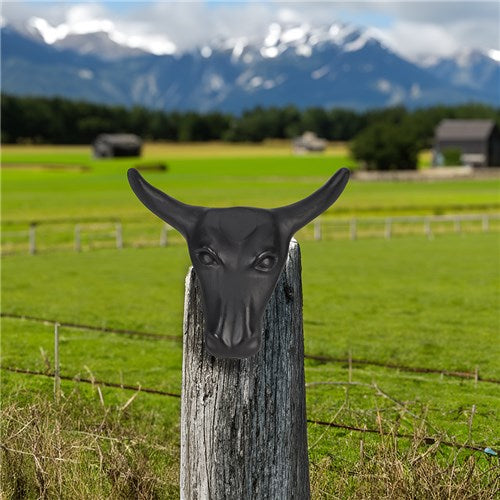 Small Plastic Steer Head with Prongs