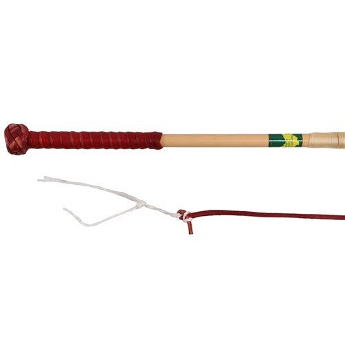 Nemeth Red hide Yard Whip - 4 Plait