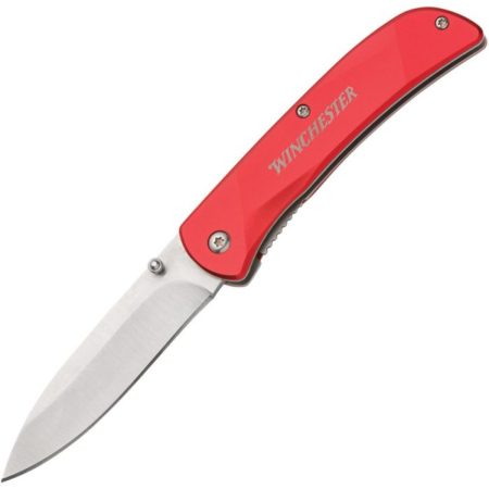 Winchester Red Aluminium Linerlock – 3.75″ Closed