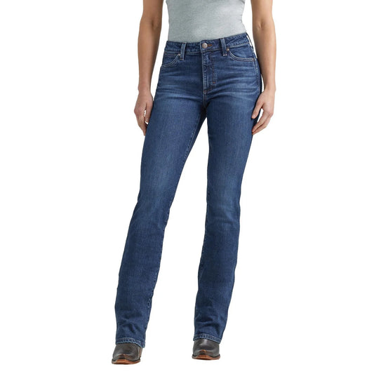 Wrangler - Women's Bailey Boot Cut High Rise Isle Jean