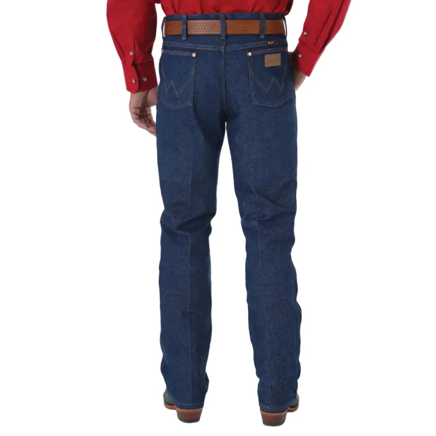 Wrangler Men’s Cowboy Cut Slim Fit Rigid Jean – Unwashed Rigid Indigo (936DEN) 36 Leg