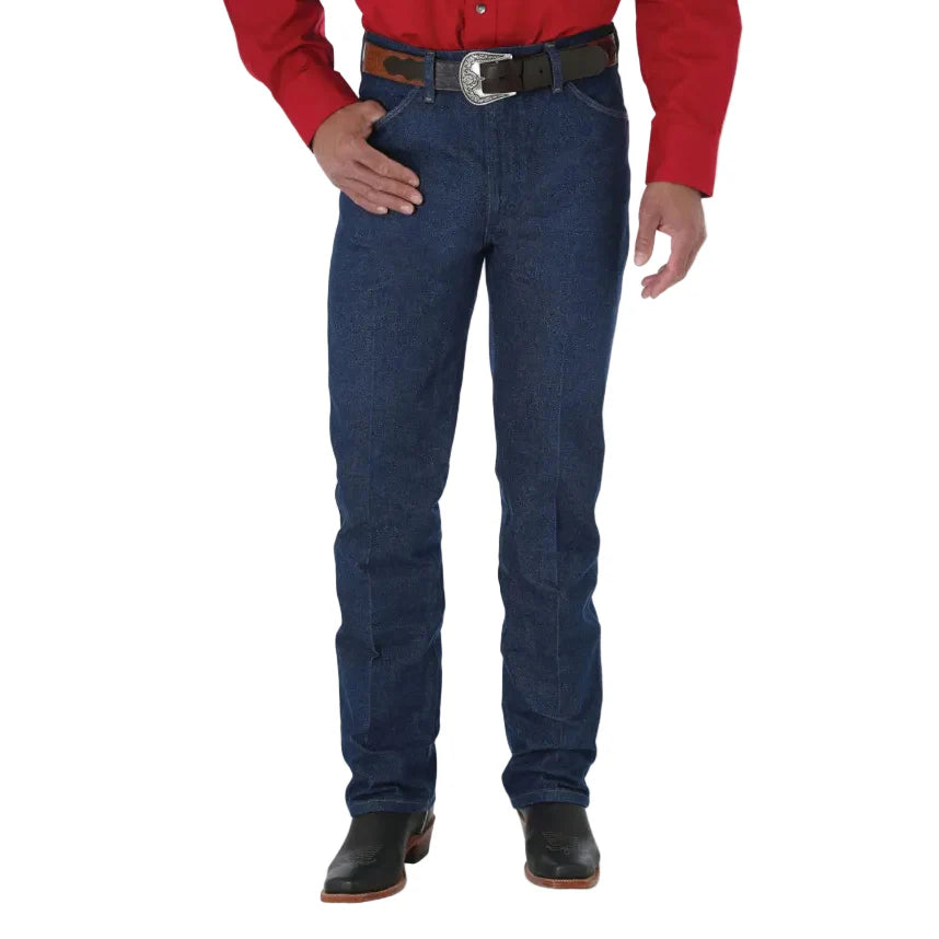 Wrangler Men’s Cowboy Cut Slim Fit Rigid Jean – Unwashed Rigid Indigo (936DEN) 36 Leg