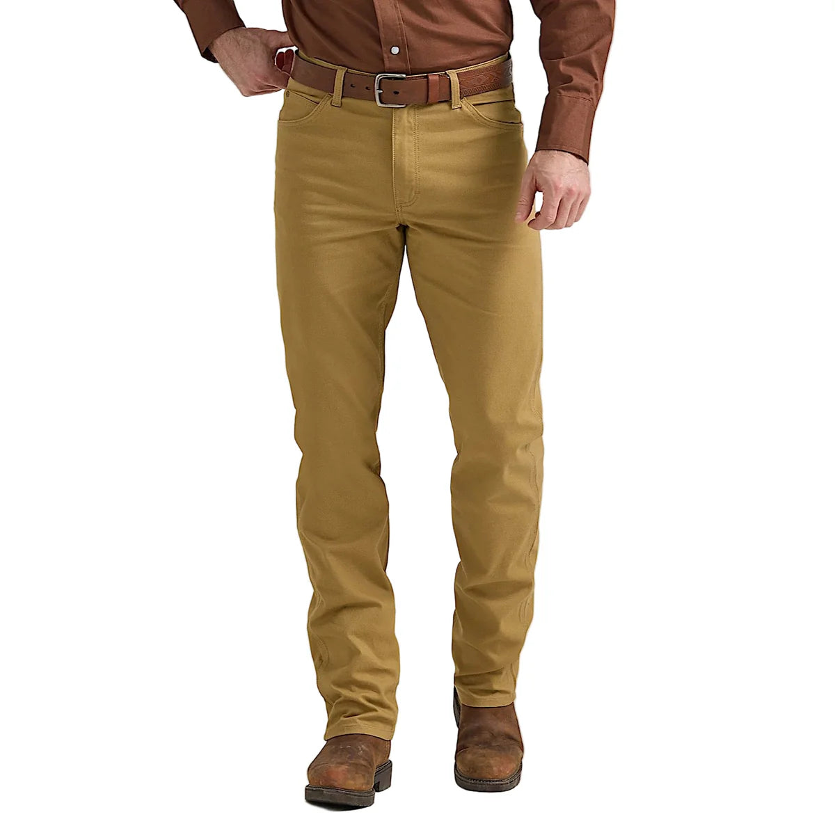 Wrangler Men's Cowboy Cut Tough Comfort Premium Performance Jean – Kelp (47 Regular Fit, 34" Leg)