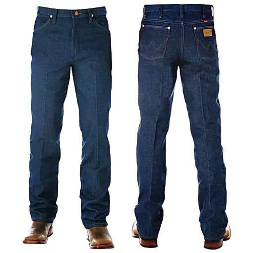 Wrangler Men’s Cowboy Cut Slim Fit Rigid Jean – Unwashed Rigid Indigo (936DEN) 36 Leg