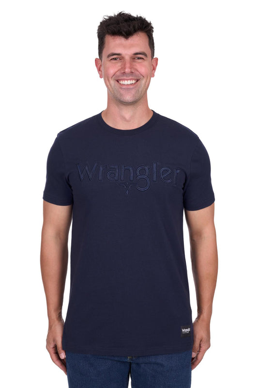 Wrangler Men’s Chase Short Sleeve Tee – Navy