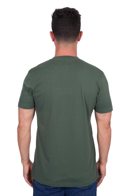 Wrangler Men’s Chase Short Sleeve Tee – Cypress