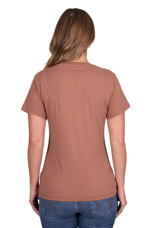 Wrangler Copper Women’s Texas Short Sleeve Tee